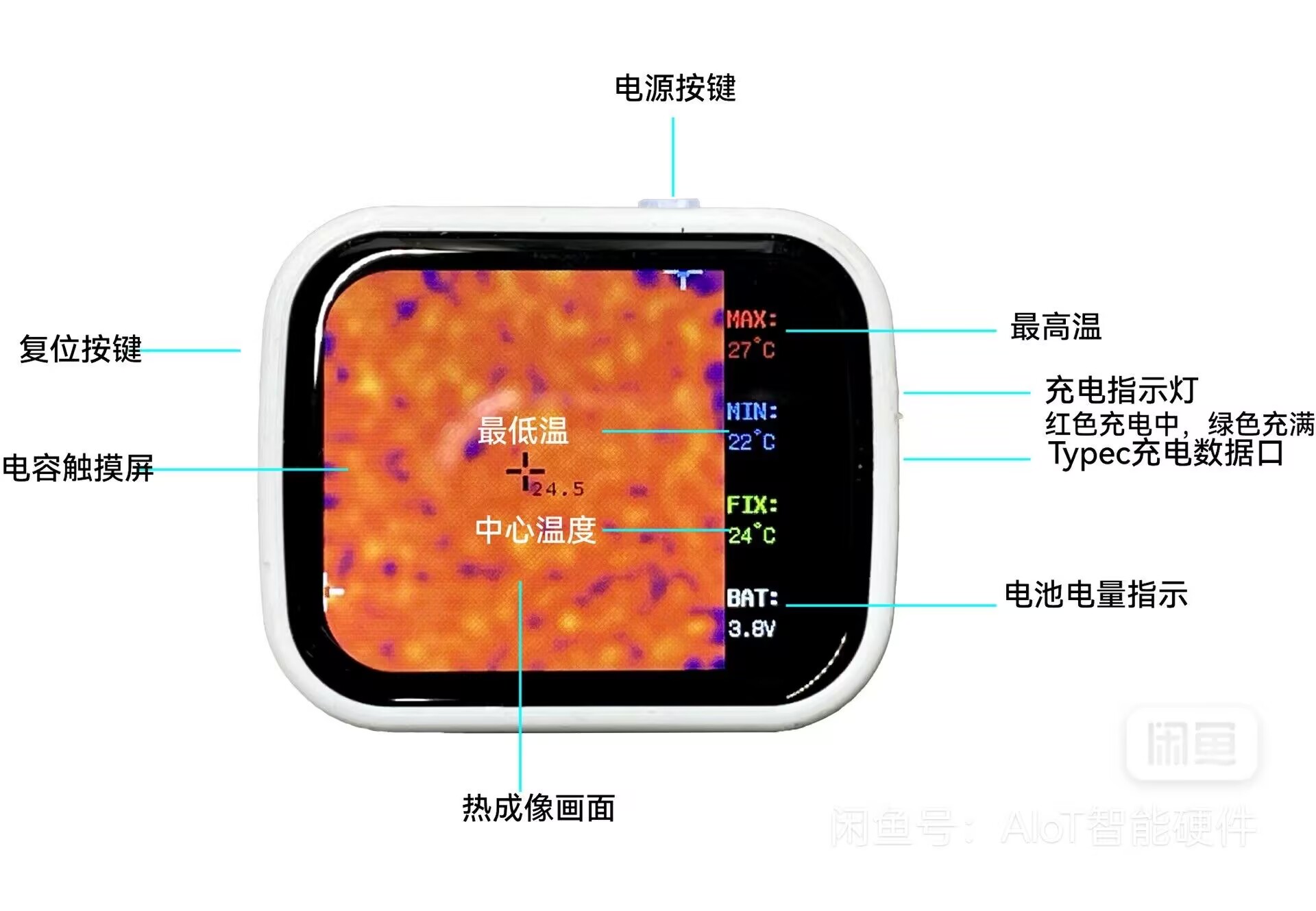 جهاز صغير محمول للرؤية الليلية - مراجعة Underfloor Heating Thermal Detector وسعره
